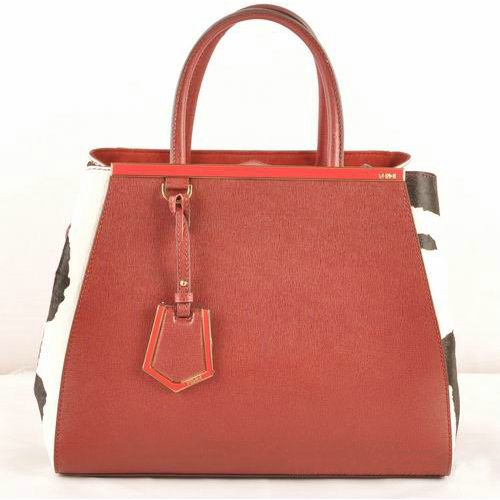 F2552M Fendi 2Jours Saffiiano crine pelle Borsa F2552M